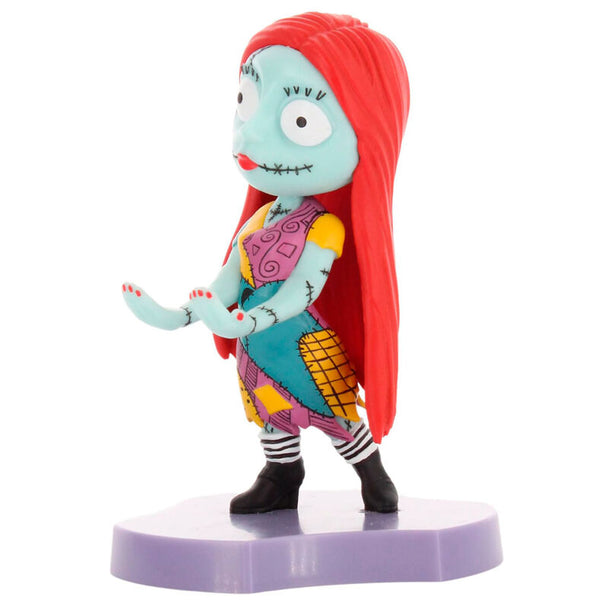 Profil gauche de la figurine Sally porte-écouteurs montrant les détails du visage et des vêtements