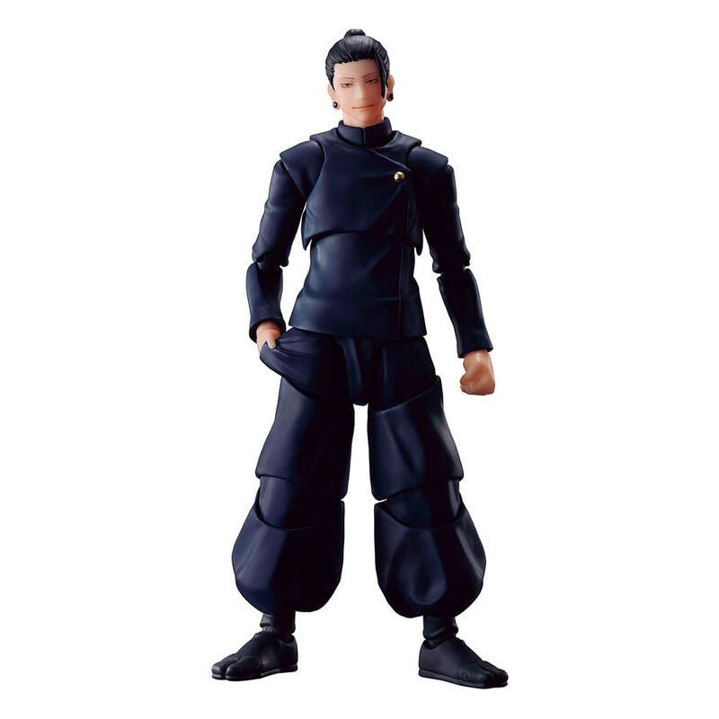 Figurine articulée Suguru Geto de Jujutsu Kaisen, 16 cm, avec accessoires, par TAMASHII NATIONS.