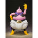 Détail de la figurine Majin Boo Good avec expression faciale tirant la langue