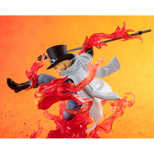 Figurine One Piece Sabo Fire Fits Rook avec finition soignée et couleurs vives