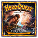 Vue du plateau double-face évolutif du jeu HeroQuest First Light avec décors fantastiques détaillés