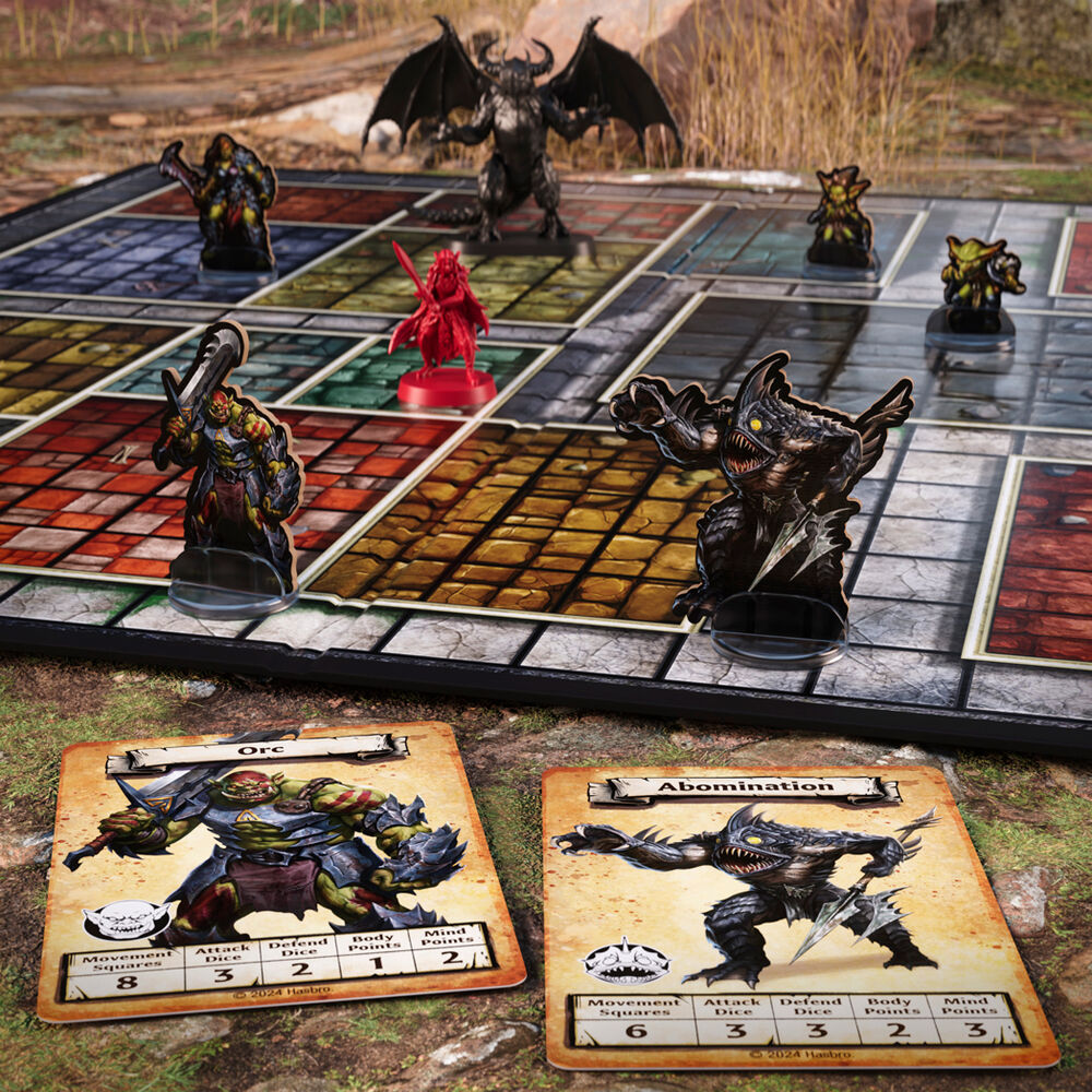 Illustration artistique immersive du monde fantastique de HeroQuest First Light