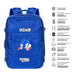 Vue de face du sac à dos Sonic the Hedgehog 49 cm avec logo KARACTERMANIA