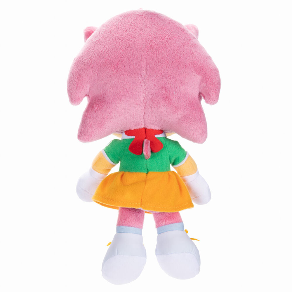 Vue latérale de la peluche Sonic de la Wave 11 avec détails des couleurs vives