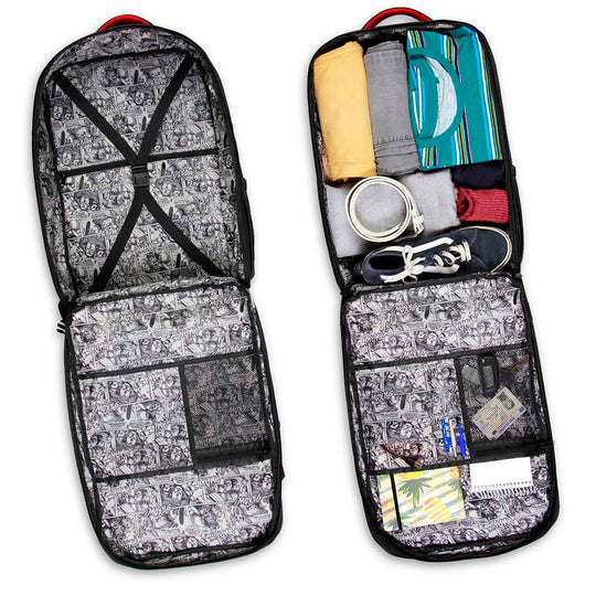 Intérieur spacieux du sac à dos Marvel Comics 40 cm avec compartiments organisés