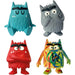 Figurine Peur avec expression expressive, issue du pack The Coloured Monster COMANSI
