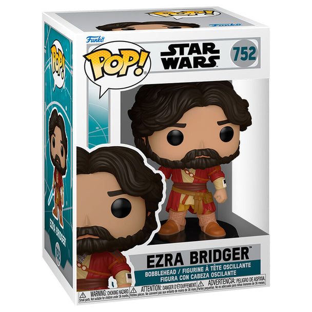 Figurine Funko POP de 9 cm représentant Ezra Bridger de Star Wars en vinyle dans sa boîte cadeau