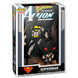 Figurine POP Funko Superman inspirée des couvertures de comics DC, posée sur fond blanc, montrant les détails précis du costume et du visage.