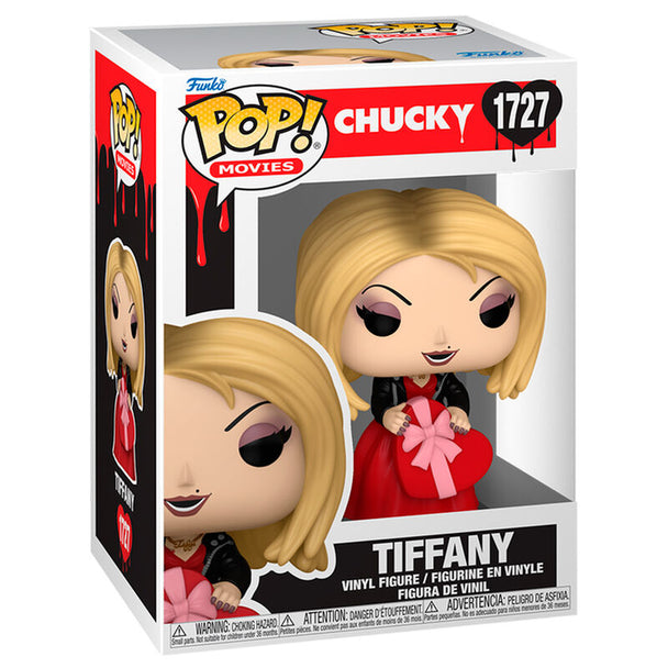 Figurine Funko POP Chucky Tiffany Valentine en vinyle de 9 cm avec détails précis et couleurs vives dans sa boîte cadeau