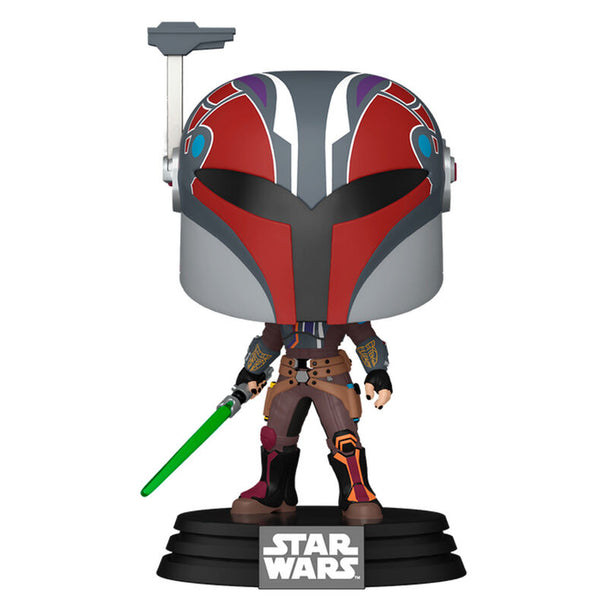 Boîte cadeau officielle de la figurine Funko POP Sabine Wren Star Wars, idéale pour collection et présentation