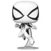 Vue rapprochée de la figurine Funko POP Spider-Man 2 Anti-Venom avec détails du costume et packaging