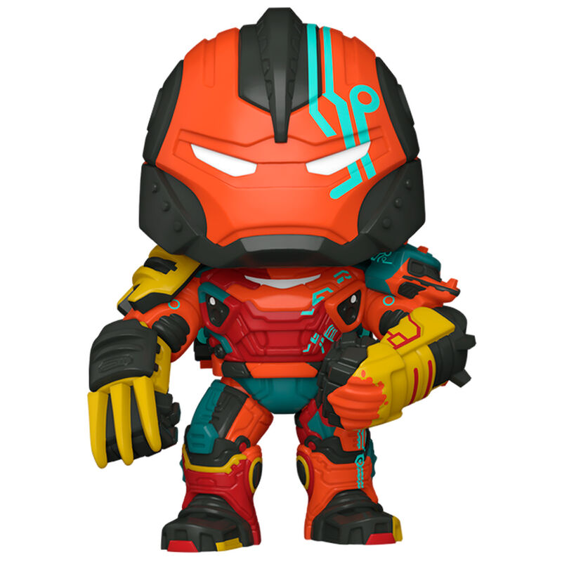 Boîte cadeau officielle contenant la figurine Funko POP Iron Man Sakaarian, parfaite pour collectionneurs Marvel