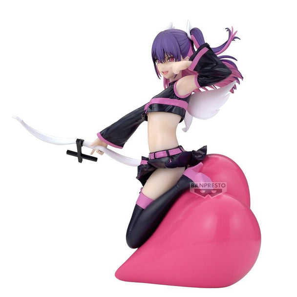 Figurine BANPRESTO Miriella Poppin Heart vue de face avec détails 2.5D en 18cm