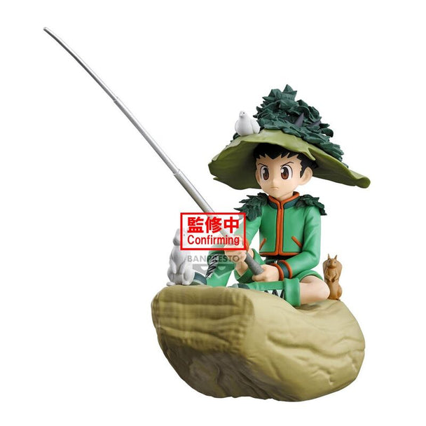 Figurine Gon Memorable Saga Hunter x Hunter en vue de face, détails précis et couleurs vives
