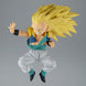 Vue latérale gauche de la figurine Gotenks Match Makers montrant la posture de combat