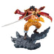 Figurine Gold D Roger One Piece en 9 cm vue de face avec détails précis de BANPRESTO