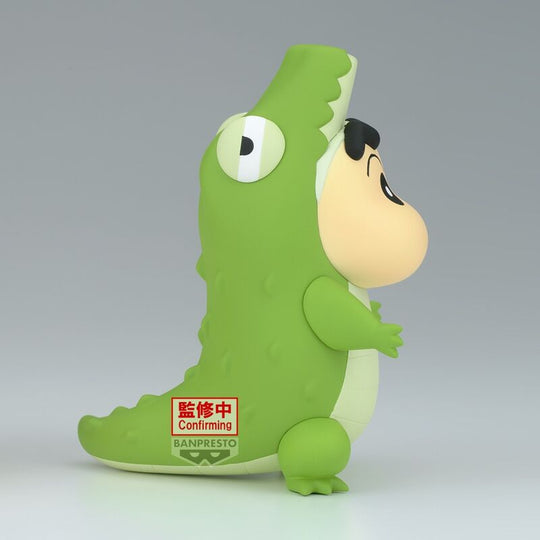 Figurine BANPRESTO Crayon Shinchan Goat ver.B posée sur un support blanc