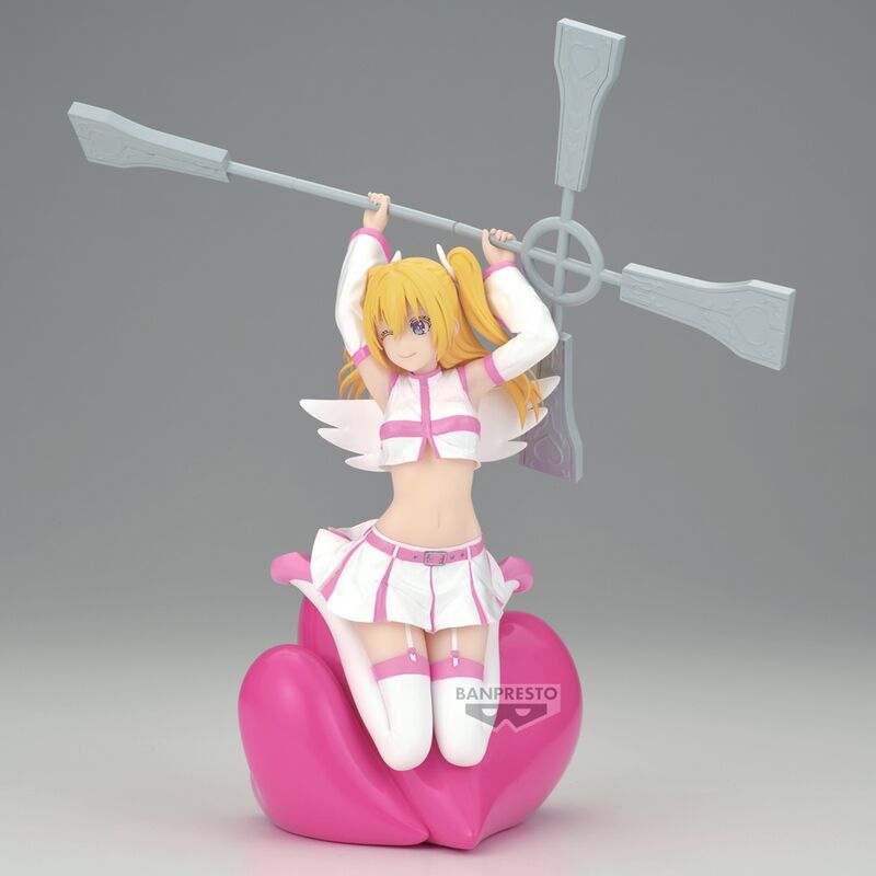 Vue arrière de la figurine Liliel Poppin Heart mettant en valeur les détails du costume