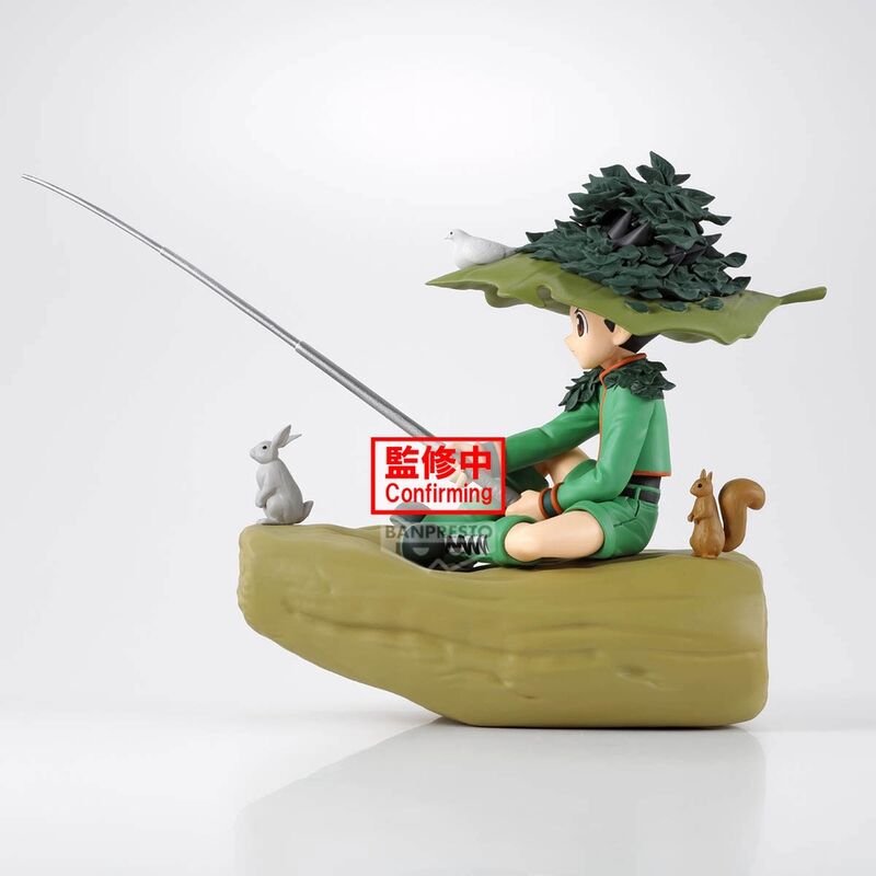Vue arrière de la figurine Gon Memorable Saga avec détails du manteau et coiffure