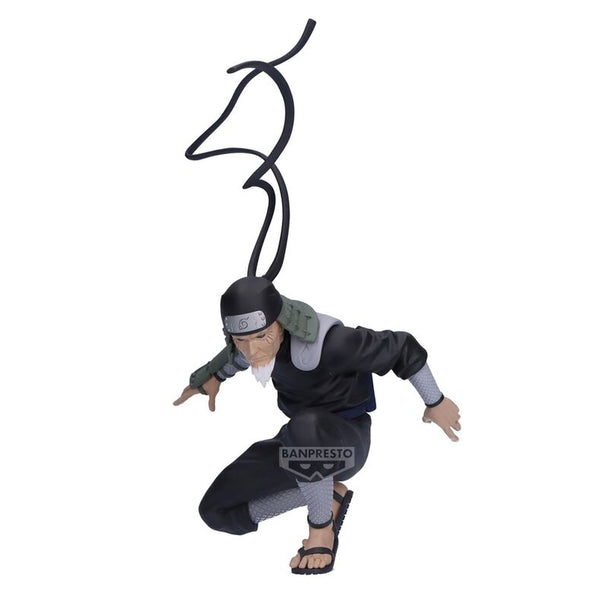 Profil gauche de la figurine Sarutobi Hiruzen Naruto Shippuden, finition soignée et couleurs vives