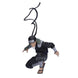 Profil gauche de la figurine Sarutobi Hiruzen Naruto Shippuden, finition soignée et couleurs vives