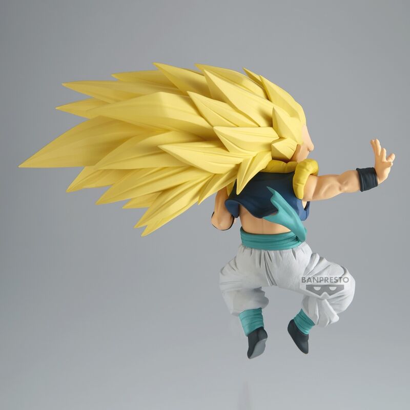 Zoom sur le visage expressif et les cheveux caractéristiques de Gotenks Match Makers