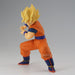 Profil gauche de la figurine Son Goku avec couleurs vives et finitions précises