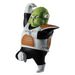 Profil gauche de la figurine Guldo 8cm BANPRESTO montrant la posture dynamique
