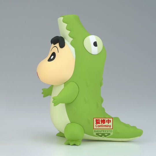 Vue latérale de la figurine cosplay Crayon Shinchan Goat ver.B montrant ses accessoires