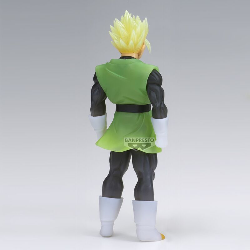Présentoir avec la figurine Gohan ver.B Clearise BANPRESTO exposée sur fond blanc