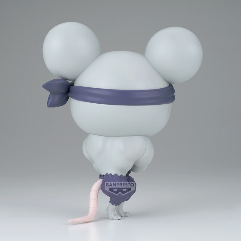 Figurine Demon Slayer Muscular Mice posée sur socle avec logo BANPRESTO visible