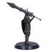 Vue arrière de la figurine Black Knight avec cape et détails sculptés