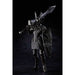 Figurine Black Knight posée sur socle avec éclairage mettant en valeur les détails