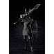 Figurine Black Knight posée sur socle avec éclairage mettant en valeur les détails