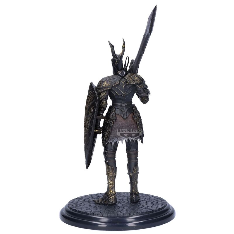 Packaging officiel BANPRESTO de la figurine Black Knight Dark Souls 20cm