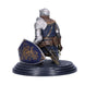 Détail des armes et bouclier de la figurine Oscar Knight of Astora Dark Souls
