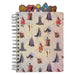 Couverture du journal Loungefly Disney Villains avec design plastique givré et détails irisés