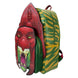 Détail des bretelles rembourrées et ajustables du sac à dos Battle Cat Loungefly pour un confort optimal
