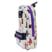 Vue intérieure de la trousse avec boucles pour stylos, poche zippée et doublure assortie Disney Villains