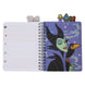 Feuille d'autocollants incluse avec motifs des vilains Disney pour personnalisation