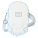 Intérieur du sac Loungefly Hedwig avec doublure assortie et finitions soignées