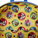 Intérieur du sac à dos Loungefly Disney avec doublure assortie imprimée Mickey and Friends
