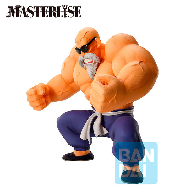 Figurine Master Roshi 21cm vue de face avec détails précis et couleurs vives