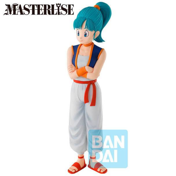 Figurine Bulma Dragon Ball Training Section Ichibansho vue de face avec détails précis et couleurs vives