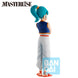 Image de la figurine Bulma Dragon Ball 21cm sur un fond neutre, idéale pour collectionneurs