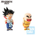 Détail du visage expressif de la figurine Son Goku en action