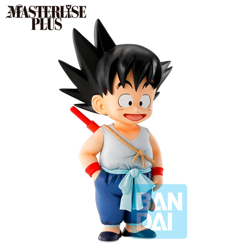 Vue arrière détaillée montrant les muscles sculptés de Son Goku