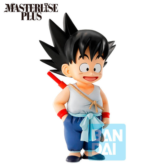 Vue arrière détaillée montrant les muscles sculptés de Son Goku