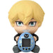 Vue rapprochée du visage détaillé de la figurine Chifuyu de Tokyo Revengers par BANDAI