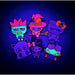 Boîte mystère Loungefly contenant un pin's Hello Kitty Halloween, vue de face et arrière